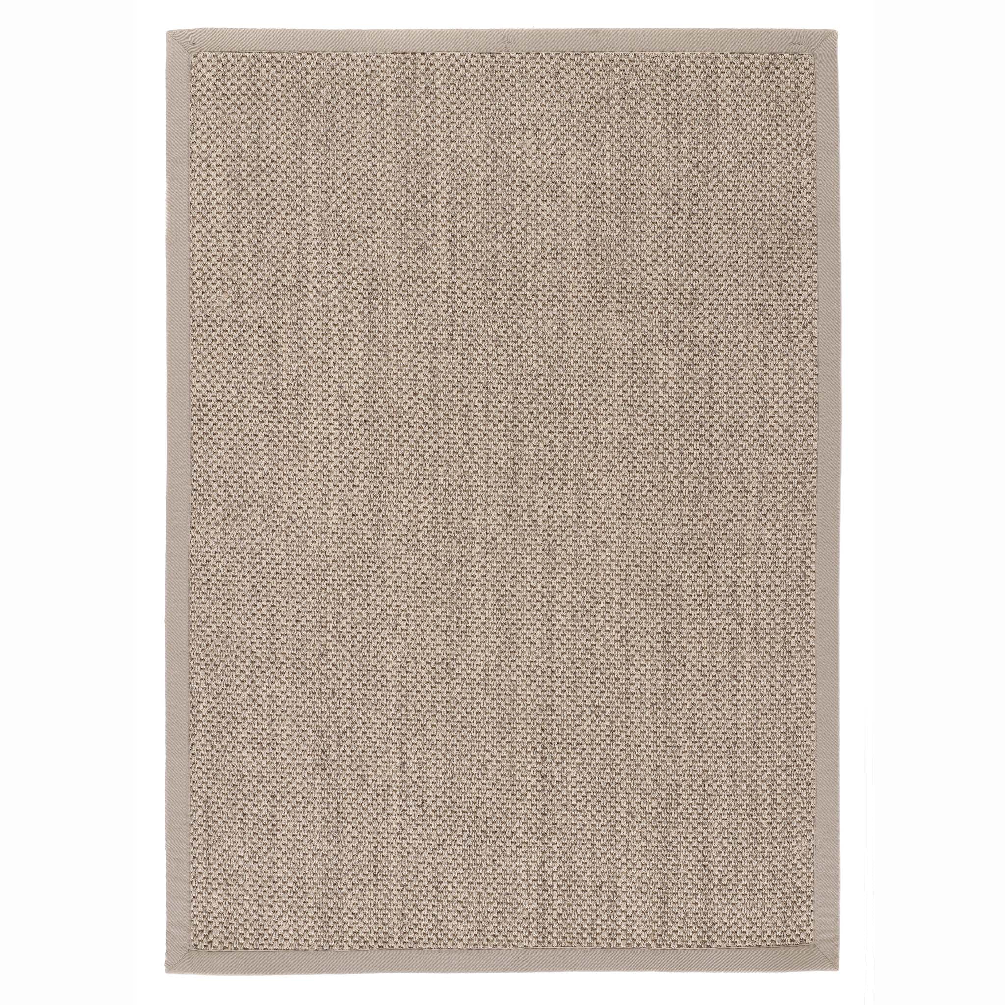 Origins Sisal Light Beige with Sand Border- a 100% sisal natural rug featuring a sand border. 