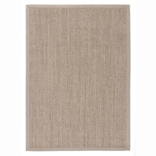 Load image into Gallery viewer, Origins Sisal Light Beige with Sand Border- a 100% sisal natural rug featuring a sand border. 
