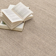 Load image into Gallery viewer, Origins Sisal Light Beige with Sand Border- a 100% sisal natural rug featuring a sand border. 
