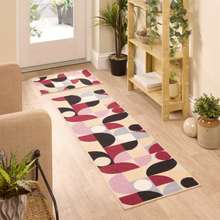 Load image into Gallery viewer, Floormatters Purple Geo Mat &amp; Runner Set
