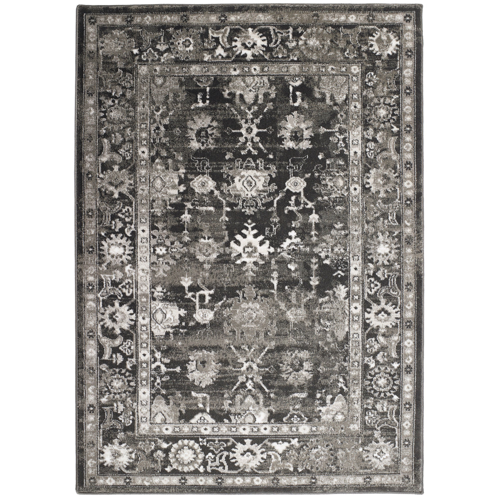 Anatolia Dark Grey Rug - Rug Guru