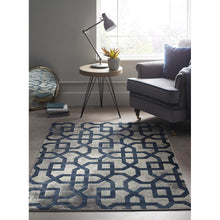 Load image into Gallery viewer, Avanti Blue/Grey Rug - Rug Guru
