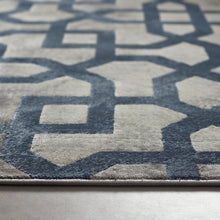 Load image into Gallery viewer, Avanti Blue/Grey Rug - Rug Guru
