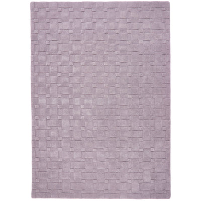 Basketweave 3D Lilac Rug - Rug Guru