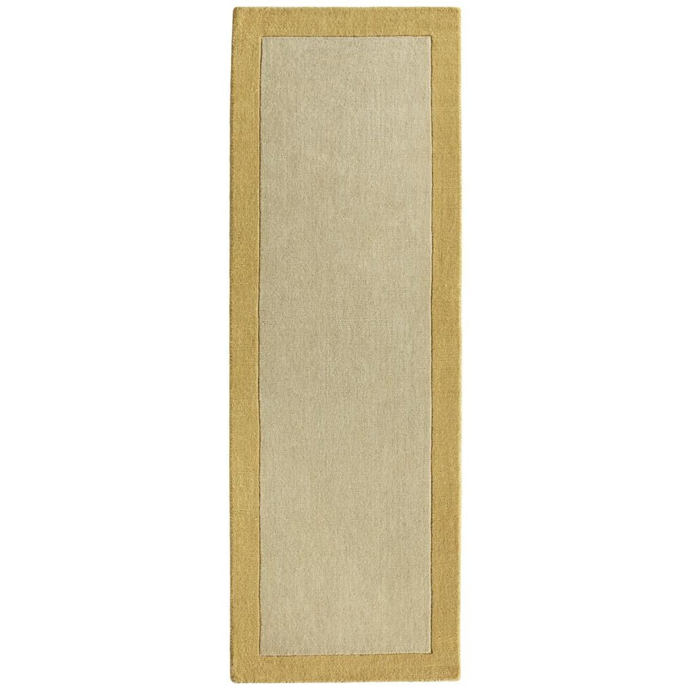 Borders Ochre Runner - Rug Guru