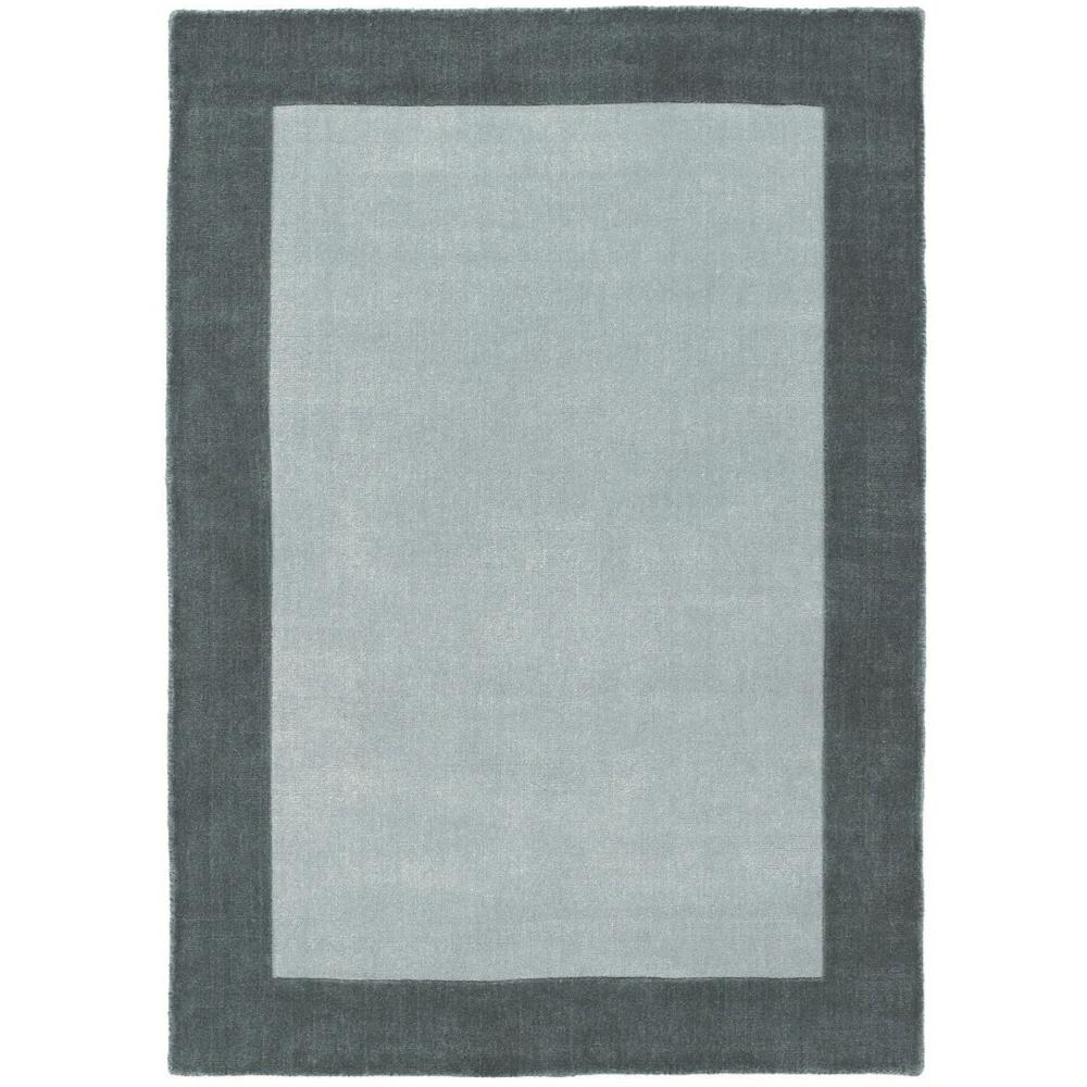 Borders Grey Rug - Rug Guru