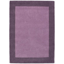 Load image into Gallery viewer, Borders Mauve Rug - Rug Guru
