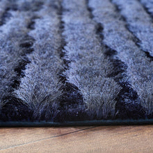 Load image into Gallery viewer, Carved Glamour Navy Rug - Rug Guru
