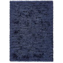 Load image into Gallery viewer, Carved Glamour Navy Rug - Rug Guru
