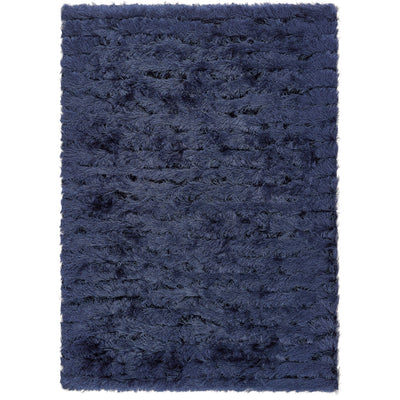 Carved Glamour Navy Rug - Rug Guru