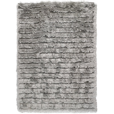 Carved Glamour Silver Rug - Rug Guru