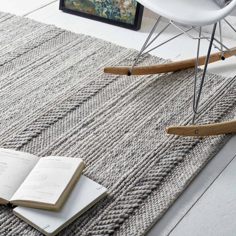Chunky Knit Natural Rug - Rug Guru