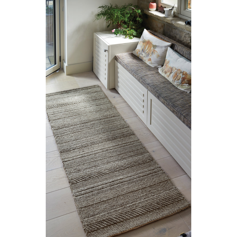 Chunky Knit Natural Runner - Rug Guru