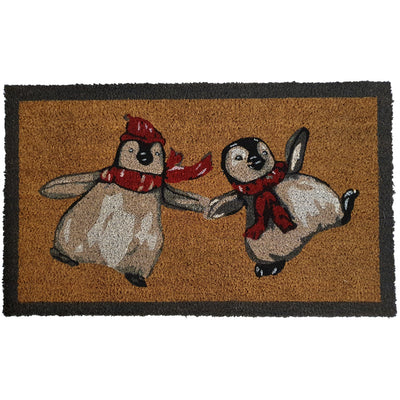 My Coir Mats - Christmas Dancing Penguins