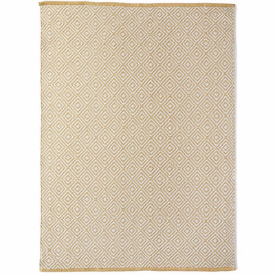 Diamond Washable Rug Gold