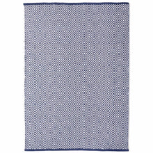 Load image into Gallery viewer, Diamond Washable Rug Navy
