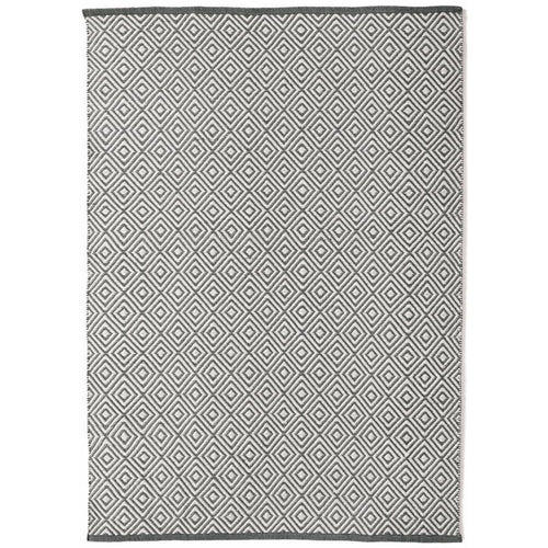 Diamond Washable Rug Warm Grey