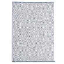 Load image into Gallery viewer, Diamond Washable Rug Denim Blue
