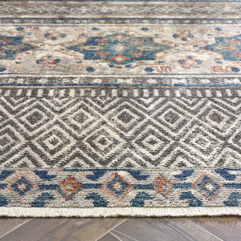 Mandala Stripe Rug - Rug Guru