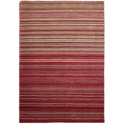 Fine Stripes Red Rug - Rug Guru