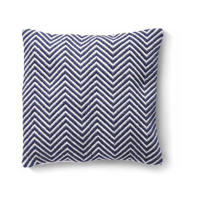 Hug Rug Woven Herringbone Cushion Navy