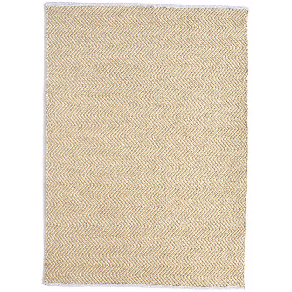 Herringbone Washable Rug Gold Rug Guru