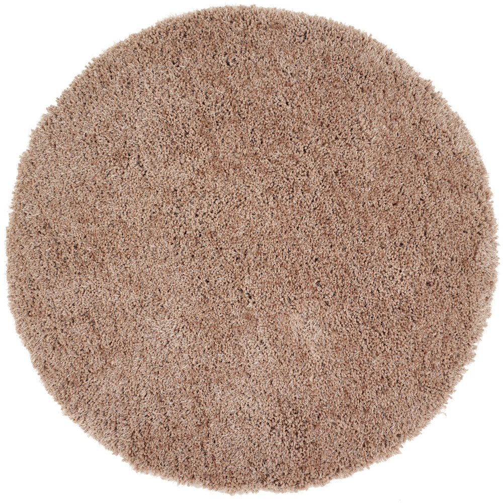 Chicago Latte Circle Rug - Rug Guru