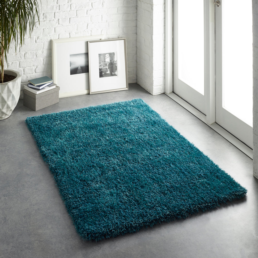 Chicago Dark Teal Rug - Rug Guru