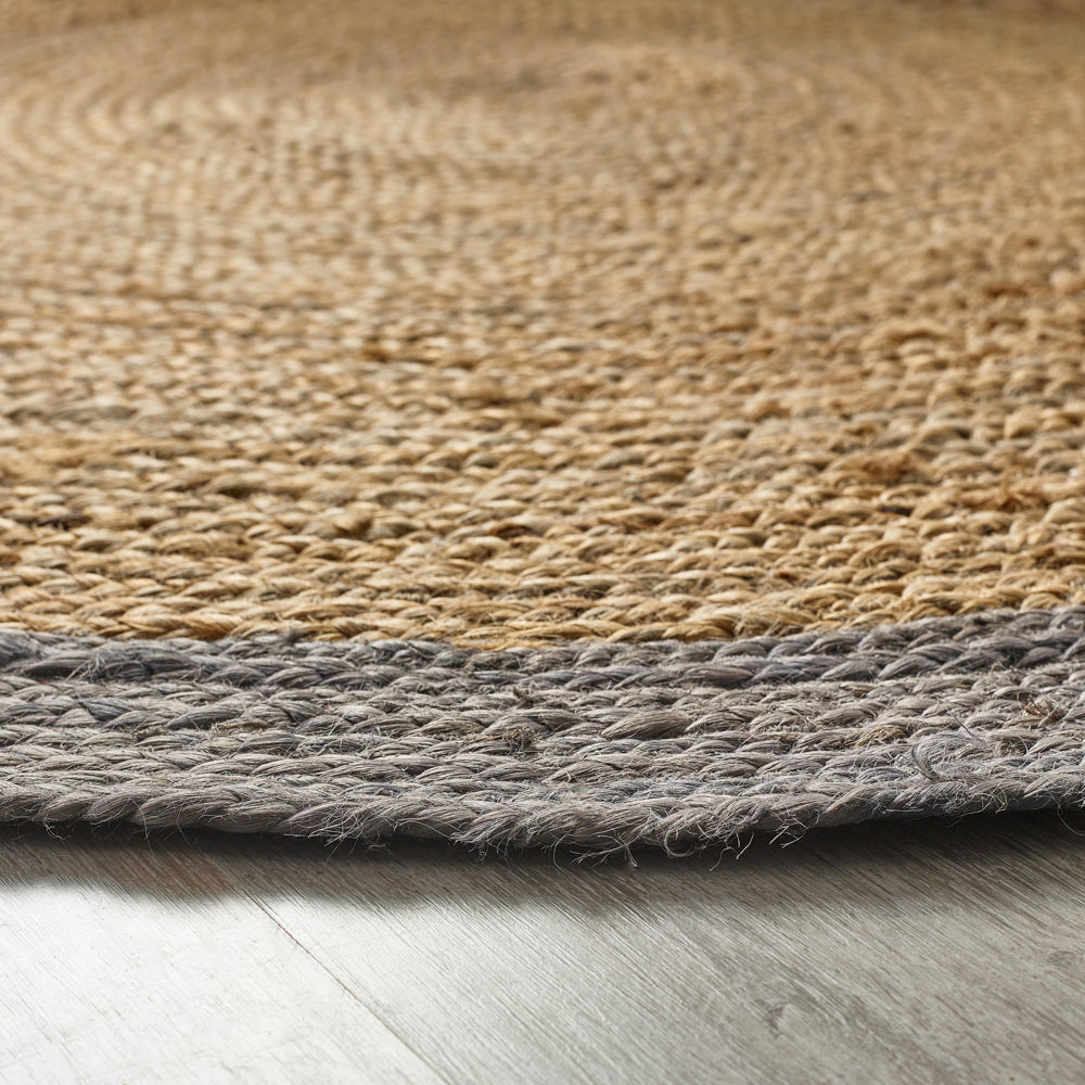 Jute Border - Grey