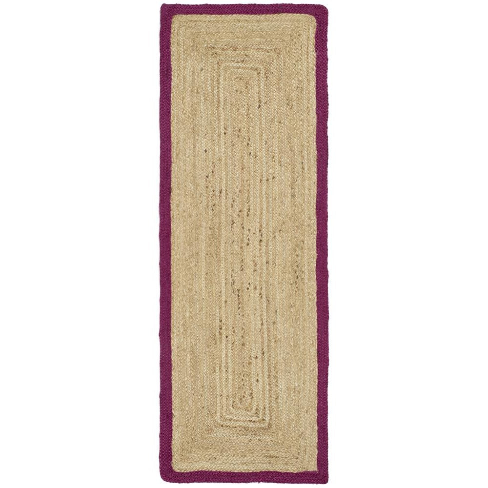 Jute Border - Raspberry