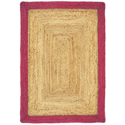 Jute Border - Raspberry