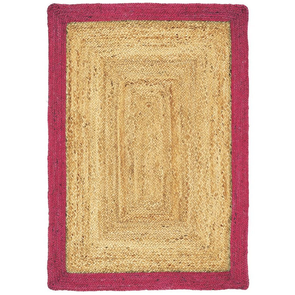 Jute Border - Raspberry