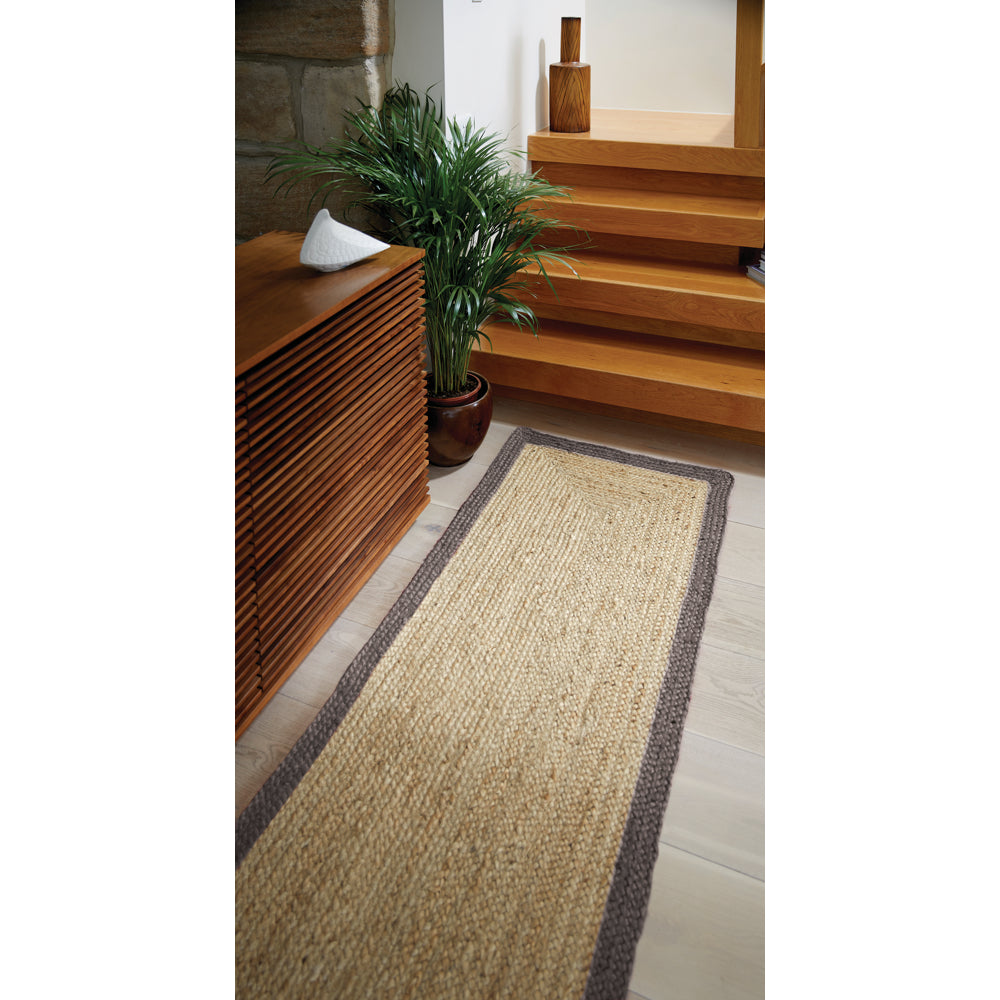 Jute Border - Grey