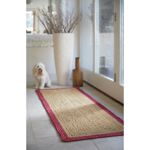 Jute Border - Raspberry Runner