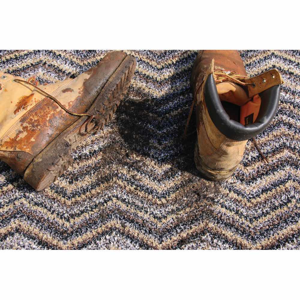 My Mat - My Candy Linen Zig Zag