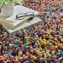 Load image into Gallery viewer, Rocks Shaggy Multi Rug - Rug Guru
