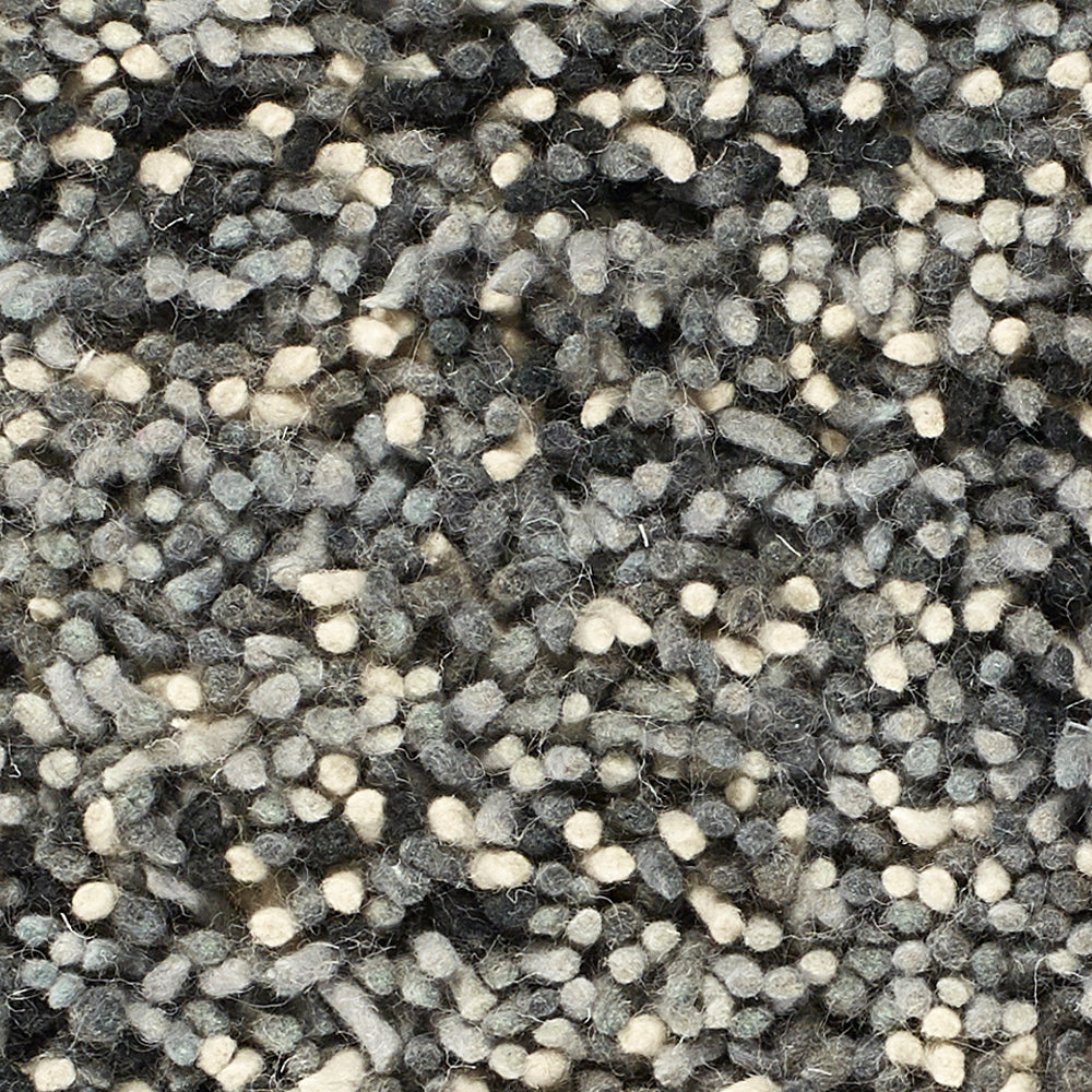 Rocks Shaggy Grey Rug - Rug Guru