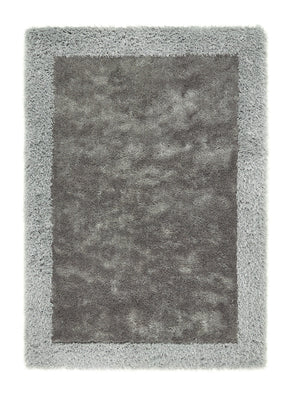 Shimmer Shaggy Border - Silver