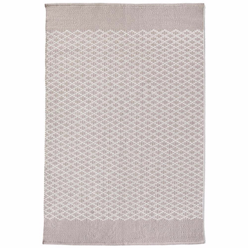 Trellis Washable Rug Natural