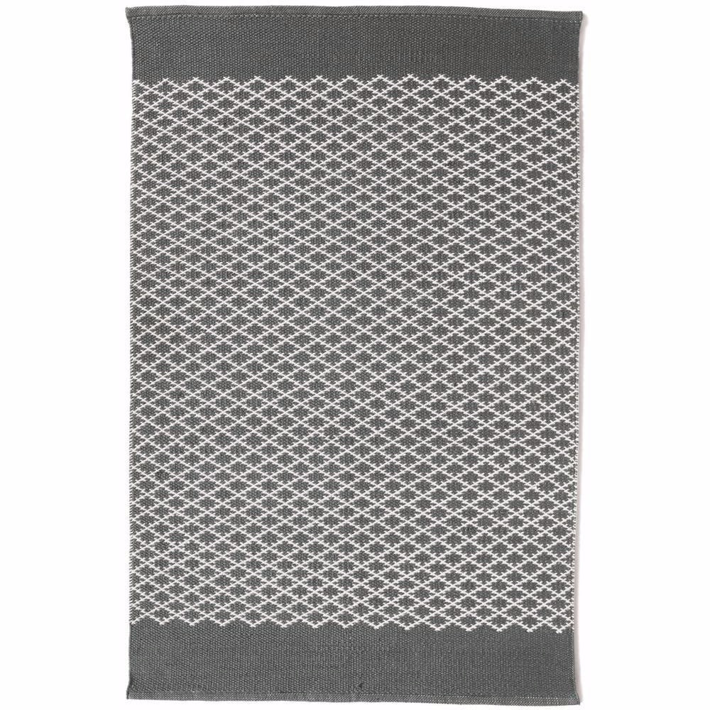 Trellis Washable Rug Warm Grey