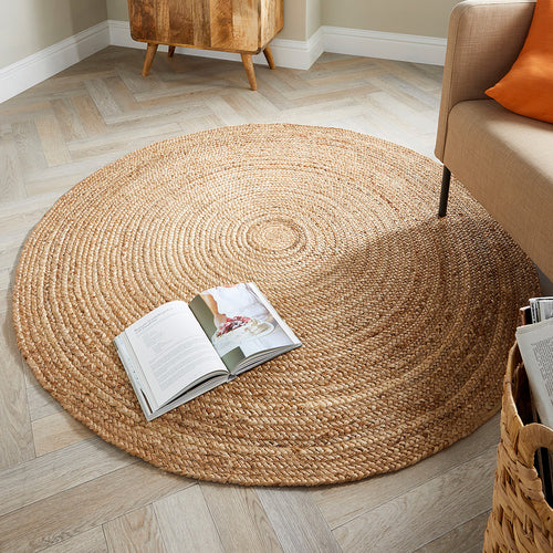 Jute Extra Plain Circle - Natural