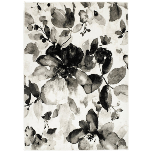 Watercolour Floral - Grey